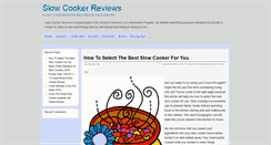 Desktop Screenshot of lazycookerreviews.com